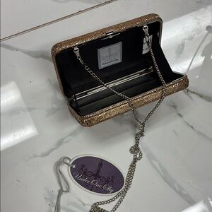 Under One Sky Glittering Gold Wristlet - NWT